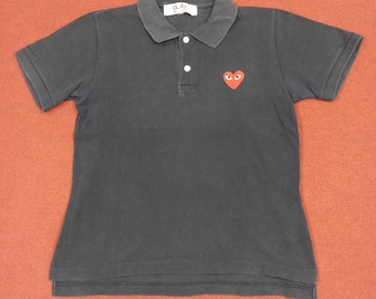 Vintage PLAY Comme Des Garçons Japanese Brand Polo Shirts - Etsy