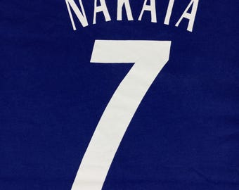 Vintage Japan Football Soccer Team Nakata 7 Tshirt - Etsy