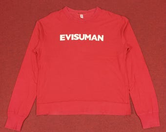 Vintage Evisu Japanese Brand Streetwear Sweatshirt