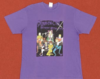 デトロイト メタル シティ ブラック マンガ Tシャツ ユニセックス