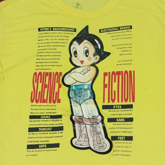 Vintage Astro Boy Science Fiction Anime Cartoon Tshir… - Gem