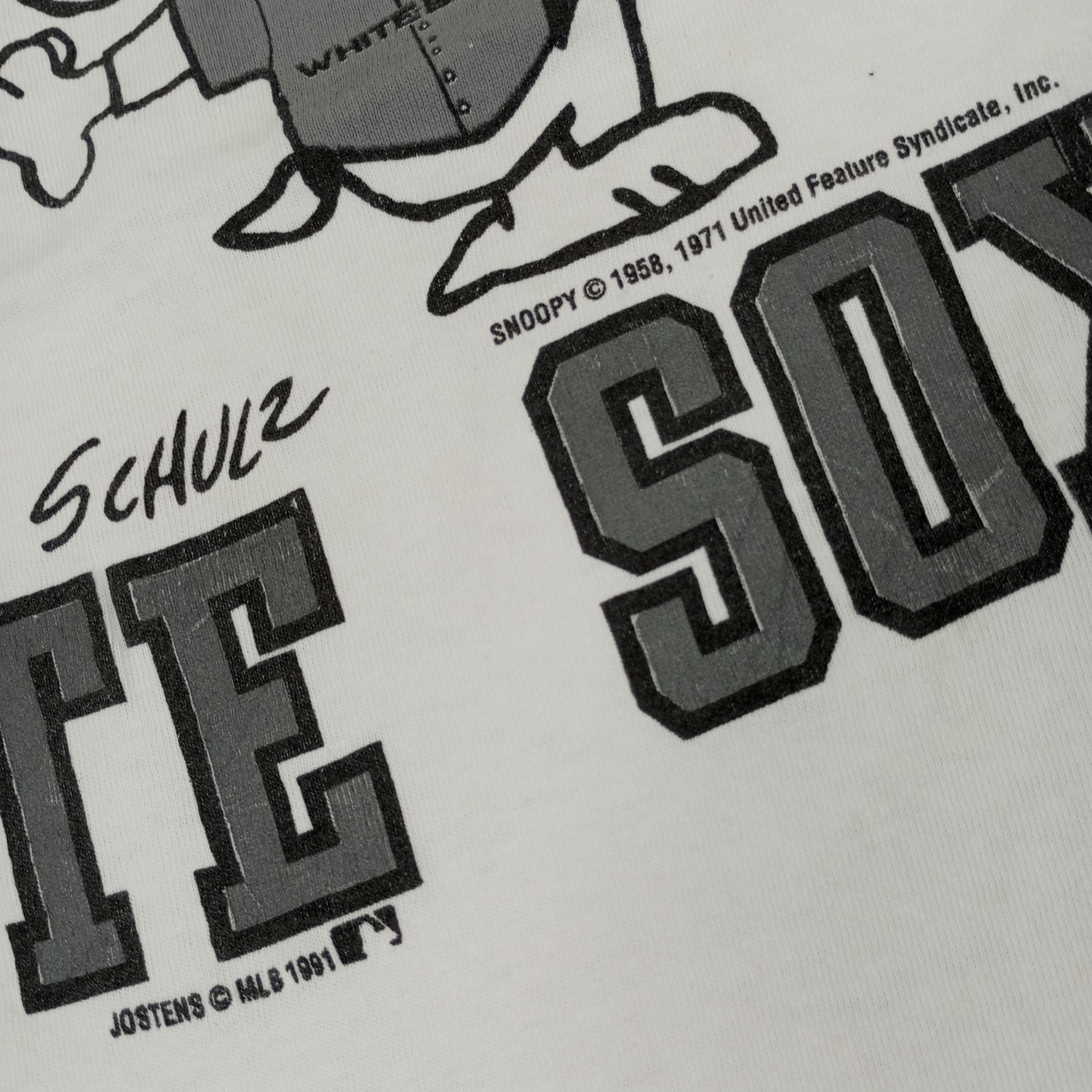 Vintage MLB White Sox X Snoopy Tshirt Baseball Team - Etsy