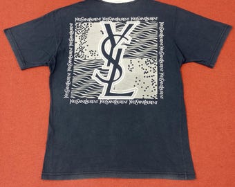 Vintage Yves Saint Laurent Long Sleeve Tshirt - Etsy