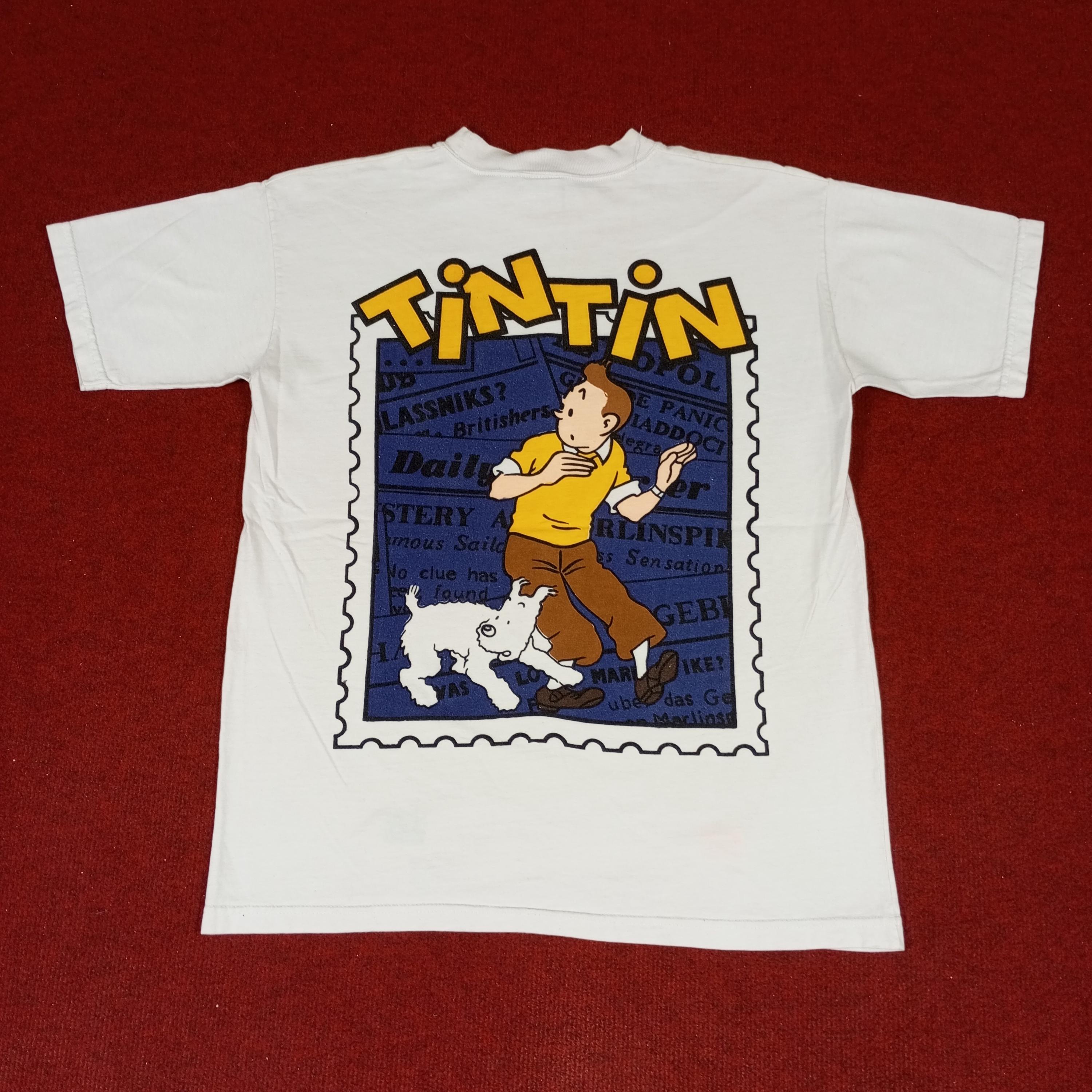 T-shirt 100% Coton Tintin - Noir - Taille L - Neuf Avec étiquettes (2022)