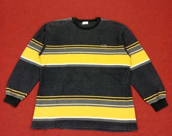 C.P. Company Italian Brand Stripes Sweatshirt - Etsy