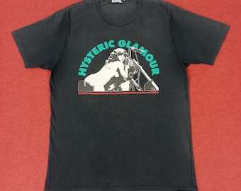 Vintage Hysteric Glamour Japanese Brand Custom Big Logo T-shirt - Etsy