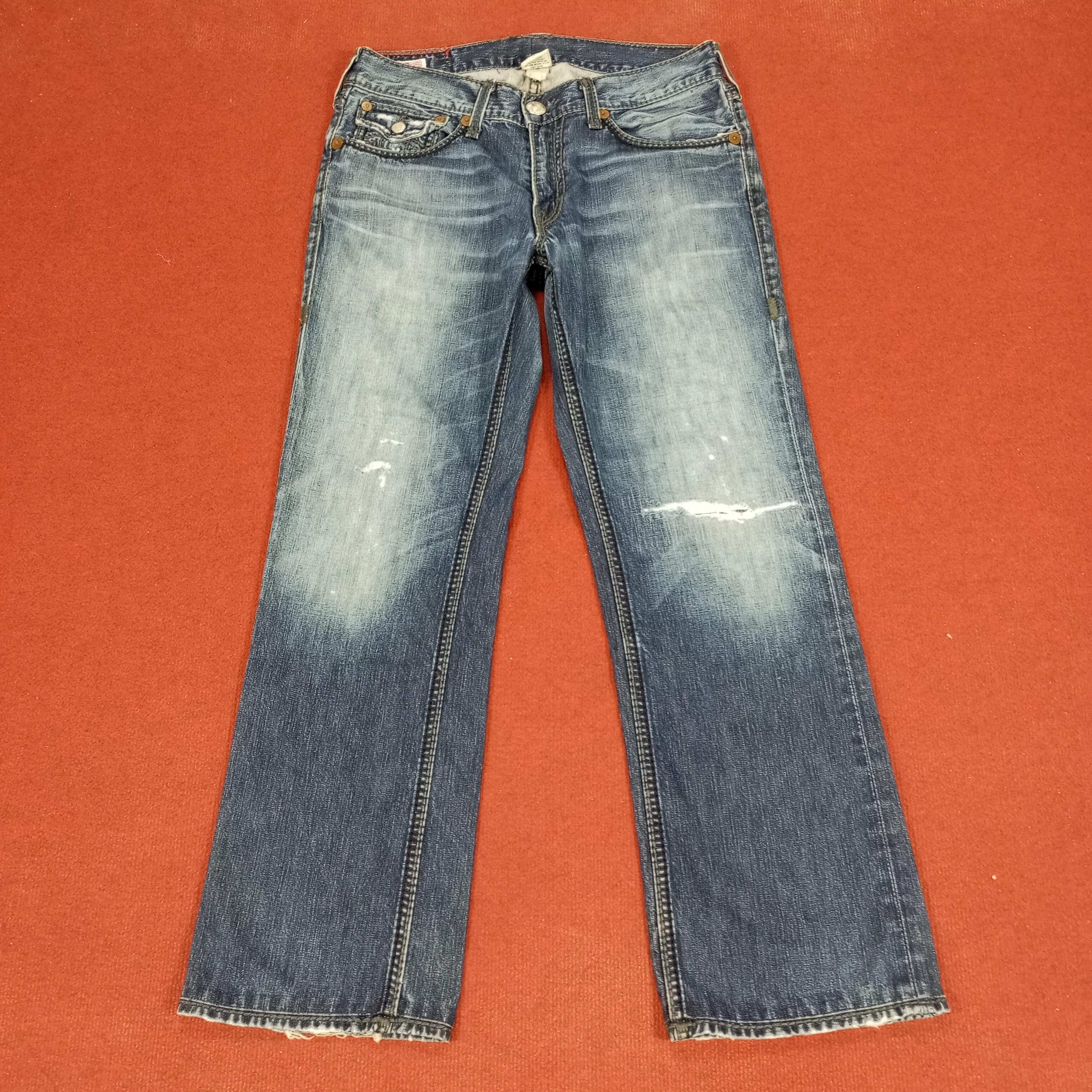 Vintage True Religion Ricky Giant Big T Streetwear Style Jeans - Etsy