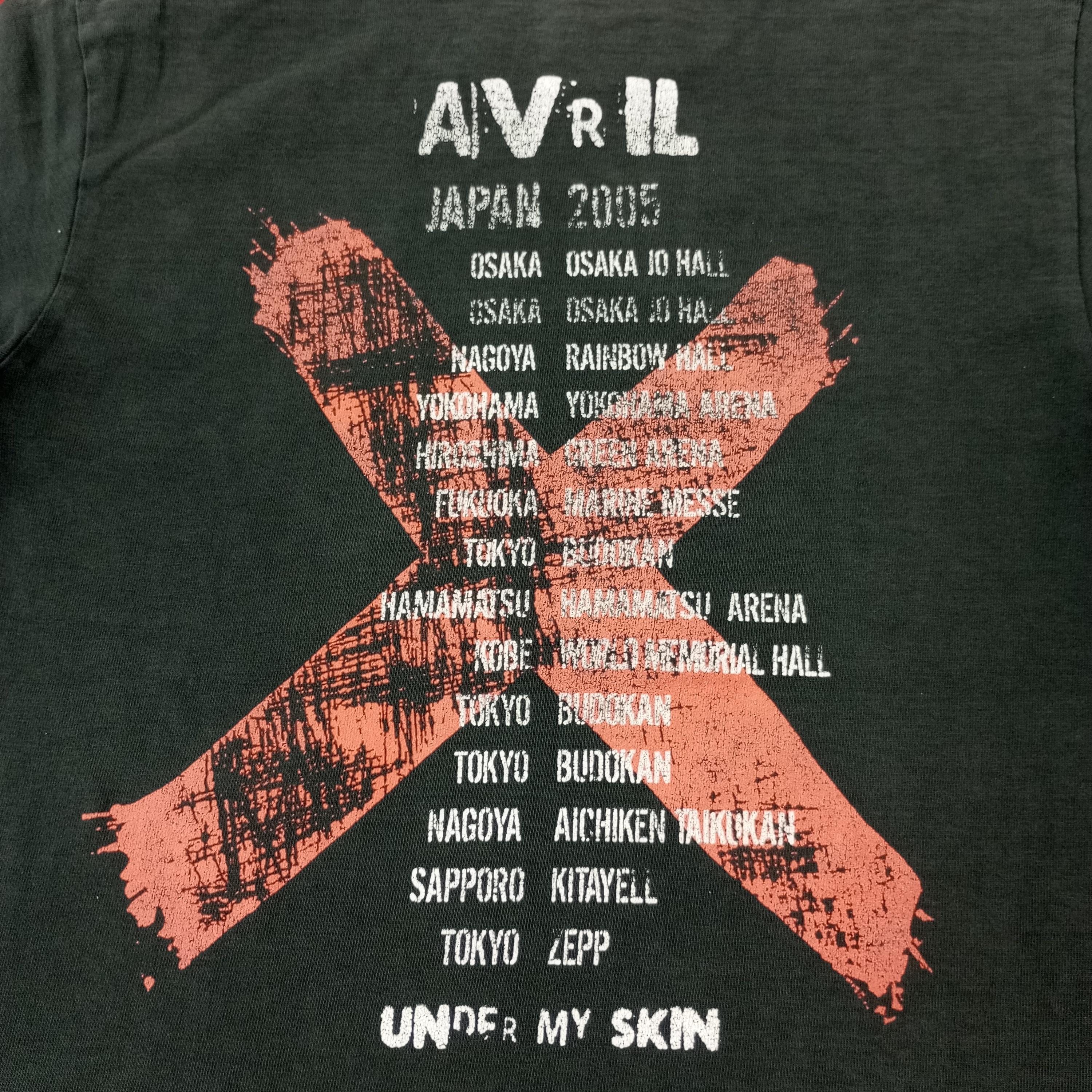 Vintage Avril Lavigne Singer Music Japan 2005 Tour Tshirt - Etsy