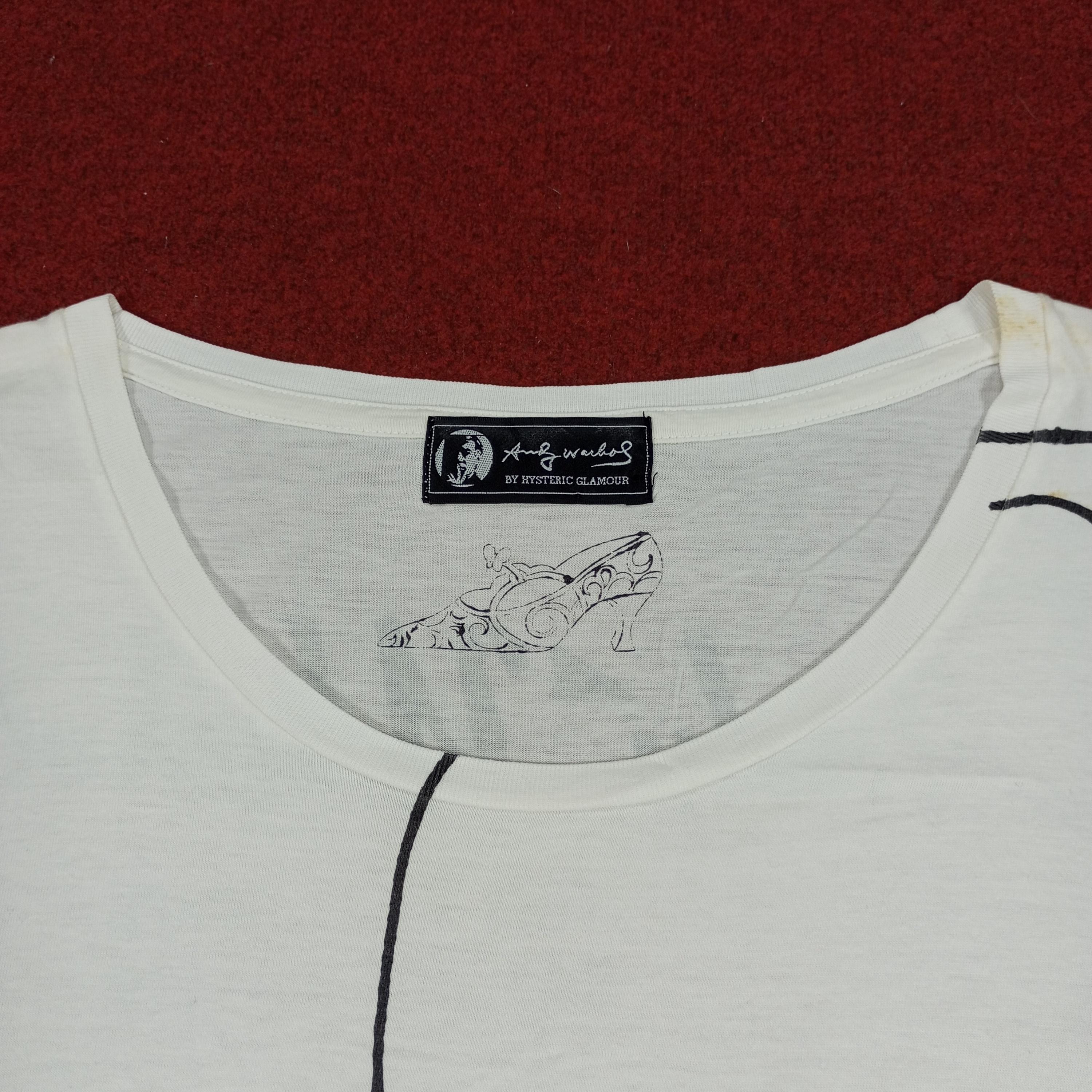Vintage Andy Warhol by Hysteric Glamour Japanese Brand Skulls 