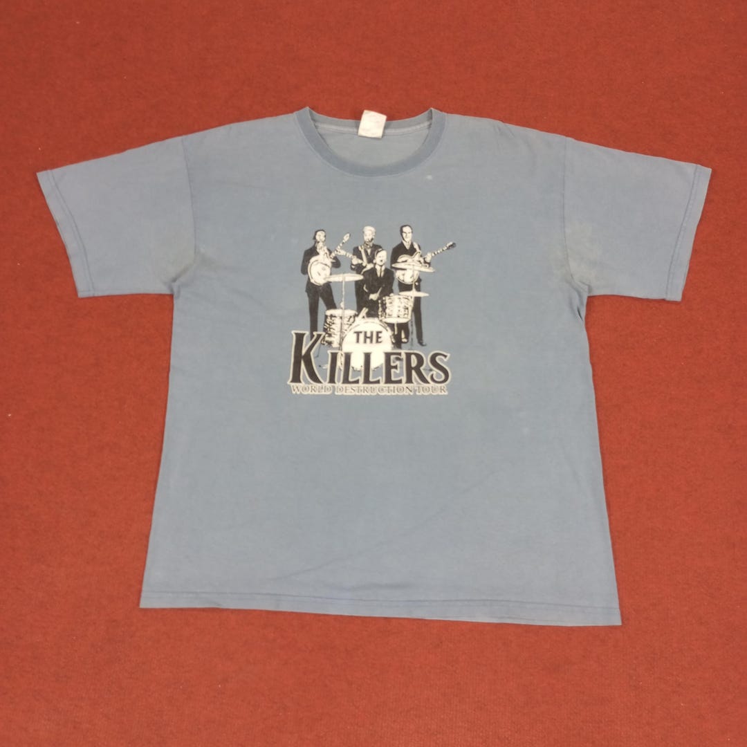 Vintage the Killers World Destruction Tour Tshirt Music - Etsy