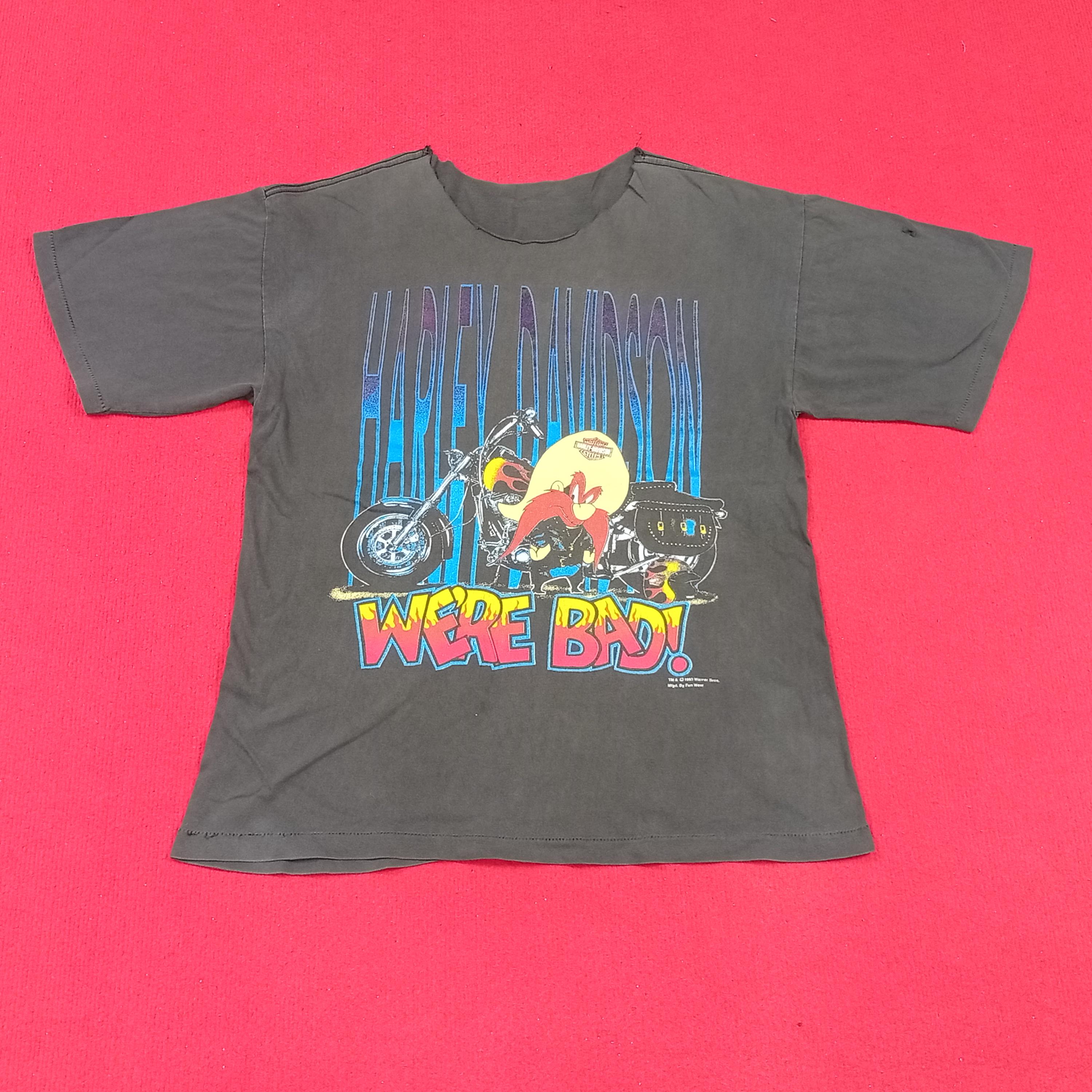 Harley Davidson X Warner Bros Looney Tunes Graphic T-shirt - Etsy