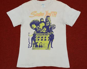 Vintage 90's Sonic Youth Dirty Green Large T Shirt Sonic Youth