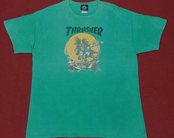 Maglietta vintage Thrasher Skateboard in stile skater