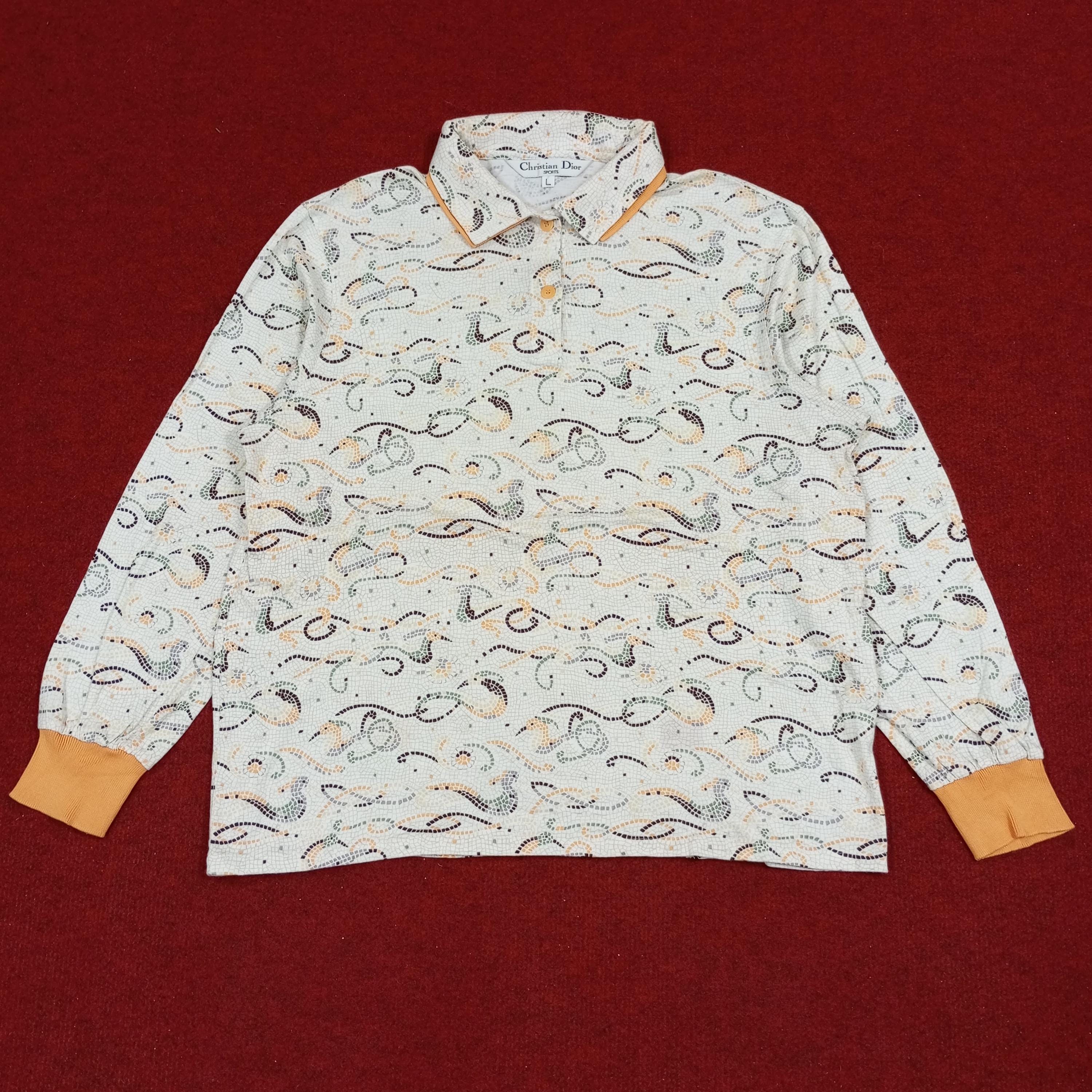 Vintage Christian Dior Sports Fashion Art Design Style Polos