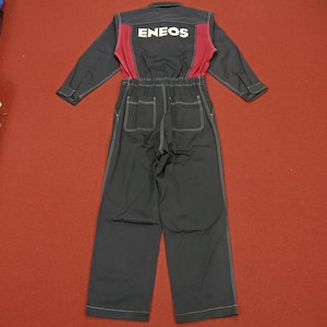 Vintage Eneos Racing Oil Brand Motorsports Workwear Coverall Jacket