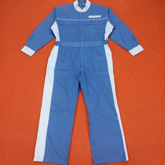 Vintage Isuzu Japanese Workwear Workers Style Coverall