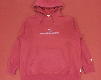 Sudadera con capucha vintage de Jean Michel Basquiat y marca japonesa