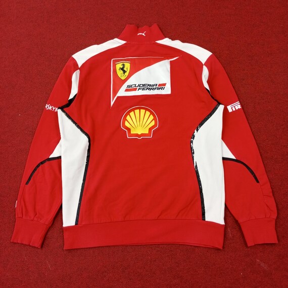 Vintage Puma Ferrari Pirelli Half Zipper Sweatshirt - Etsy