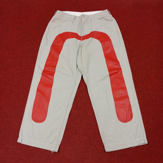 Evisu, Vintage Evisu Japanese Brand Custom Daicock Pants