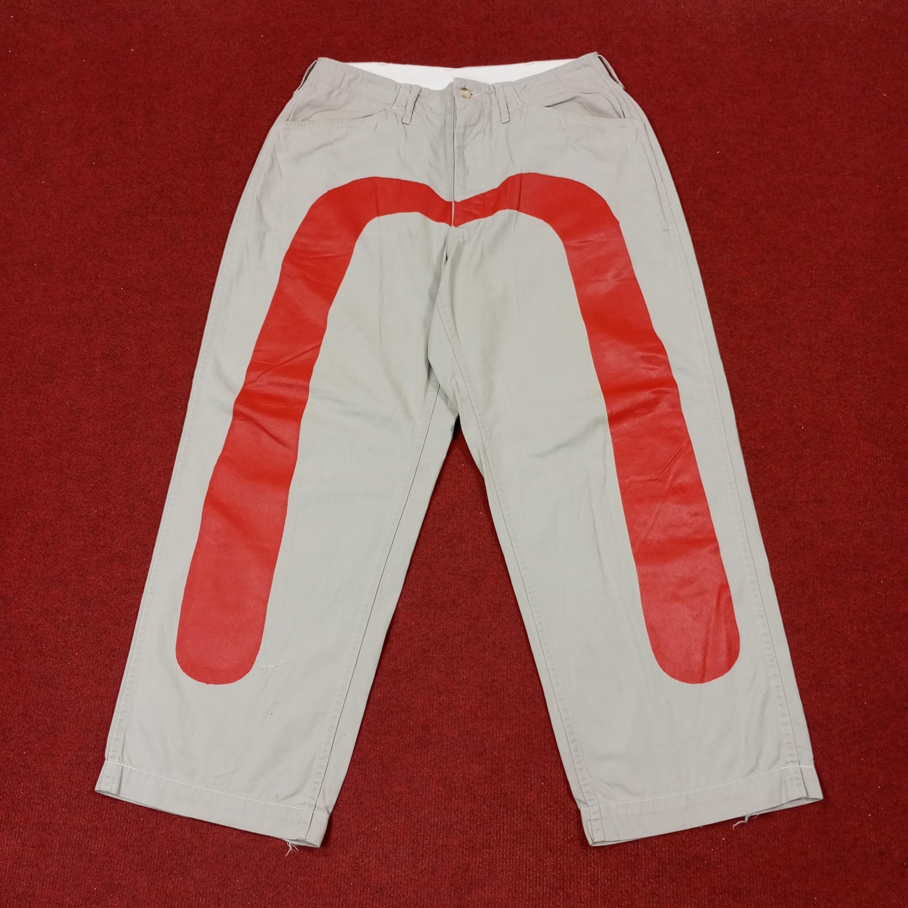 Evisu, Vintage Evisu Japanese Brand Custom Daicock Pants