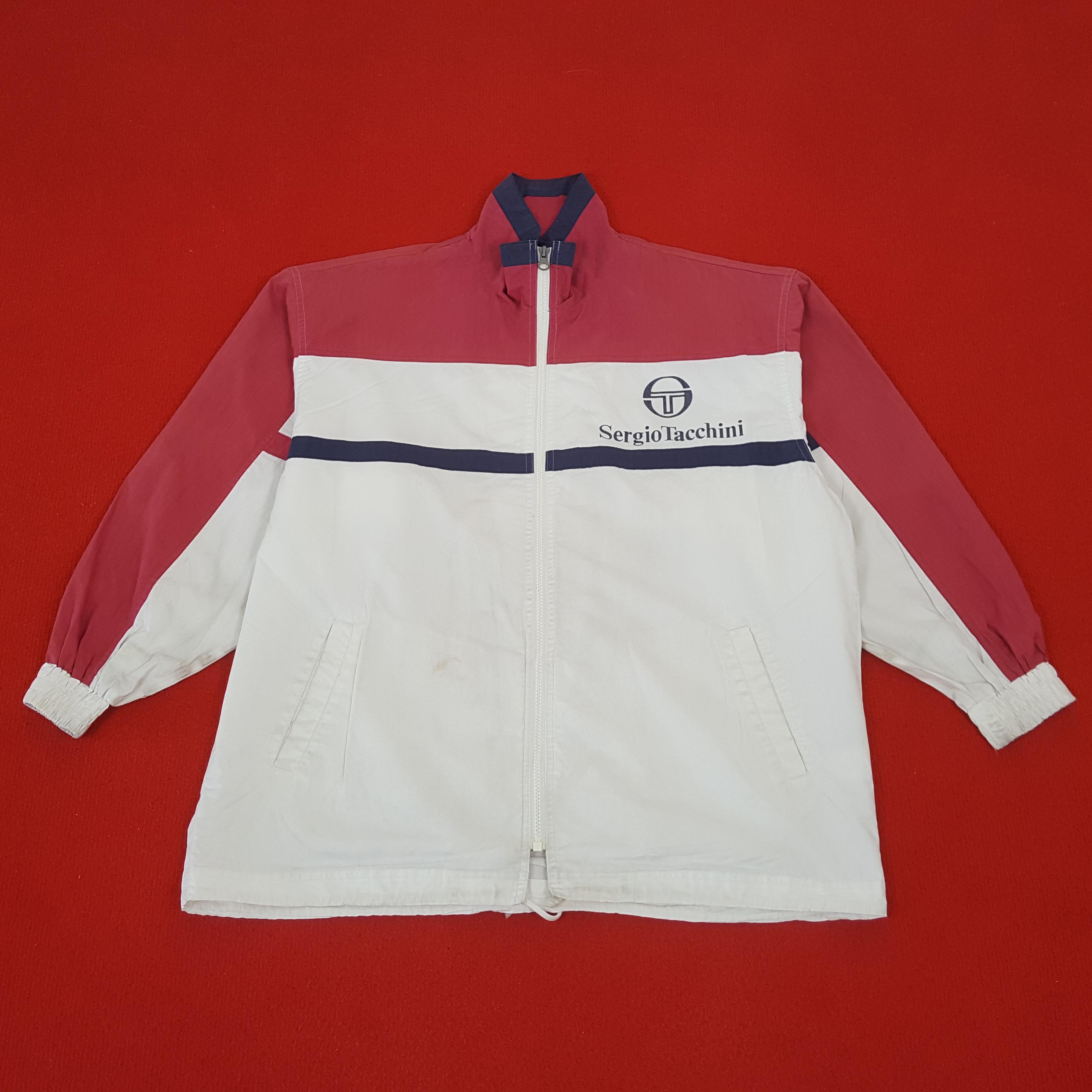 Sergio Tacchini Italian Tennis Style Sportswear Windbreaker Jacket