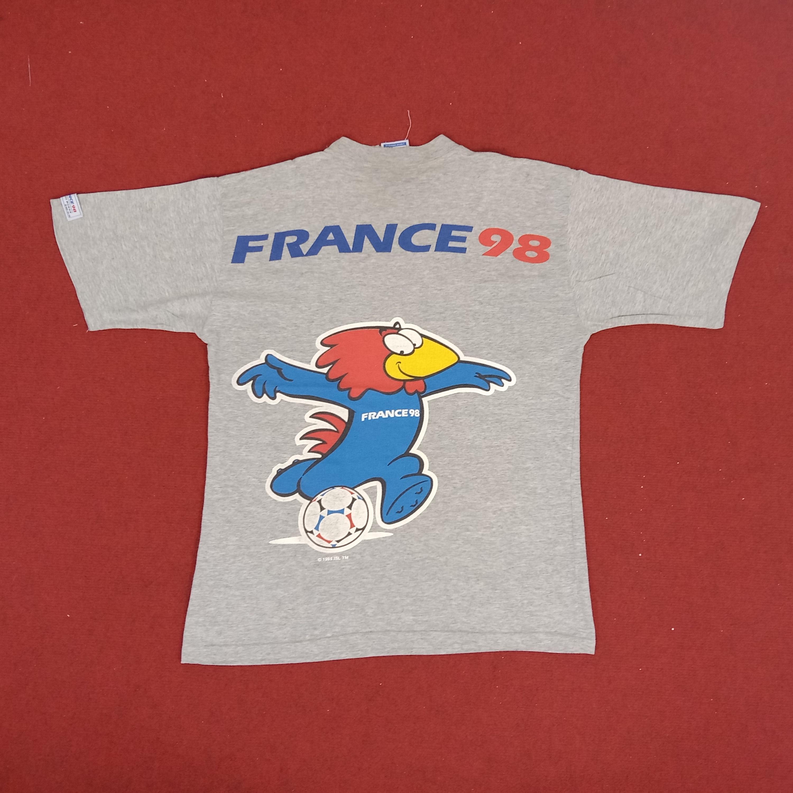 Vintage France 98 Soccer Football Style Tshirt - Etsy