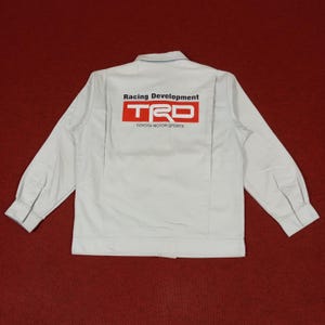 Vintage TRD Toyota Motorsports Racing Workwear Custom Art Jacket