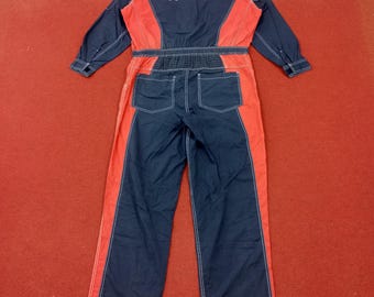 Vintage Daihatsu Japanese Motorsports Workwear Coverall Jacket