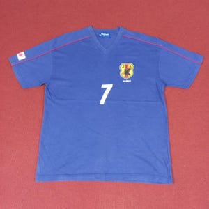 Vintage Japan Football Soccer Team Nakata 7 Tshirt