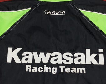 Vintage Kawasaki Racing Team Japanese Motorcycle Brand Jacket - Etsy
