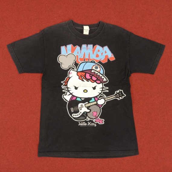 レア! Roen ギターキティちゃんプリントTシャツ　スタッズ サンリオ レア! Roen ギターキティちゃんプリントTシャツスタッズ サンリオ