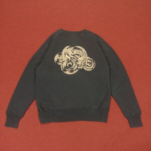 Pherrows Dragon Backprint Design Streetwear Sweatshirt