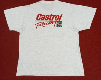 Vintage Castrol Racing Tshirt - Etsy