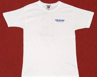 未開封 カルソニック RACING TEAM Tシャツ ホワイト バックプリント カルソニックレーシングチームモータースポーツバックプリント