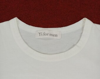 Vintage Y's for Men Yohji Yamamoto Japanese Designer Brand Tshirt