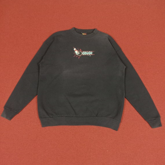 Vintage Gouge Skateboard Style Sweatshirt - Etsy