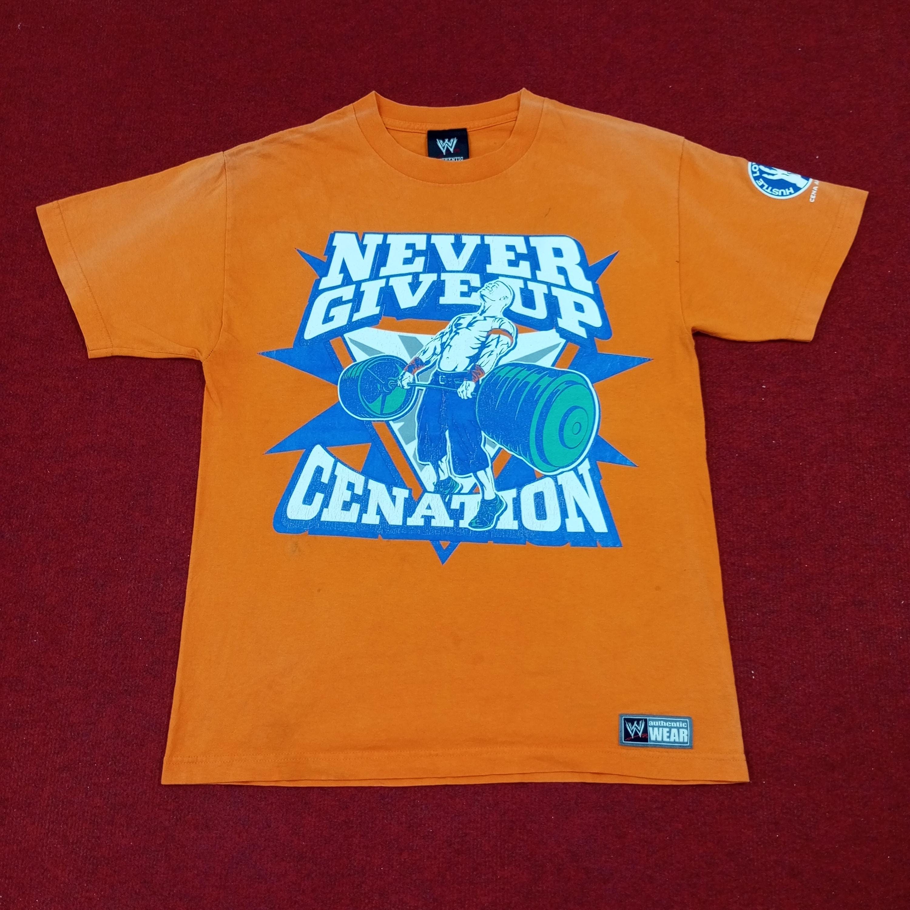 Vintage John Cena WWE Never Give up Design Tshirt - Etsy
