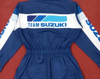 Vintage Team Suzuki Racing Workwear Style Coverall Jacket - Etsy