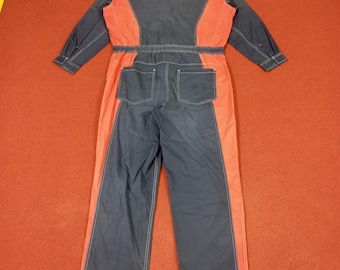 Vintage Daihatsu Japanese Motorsport Racing Workwear Coverall Jacket