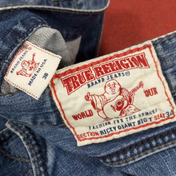 パンツ True Religion Ricky Giant Big T Vintage True Religion Ricky Giant Big T Streetwear Style Jeans