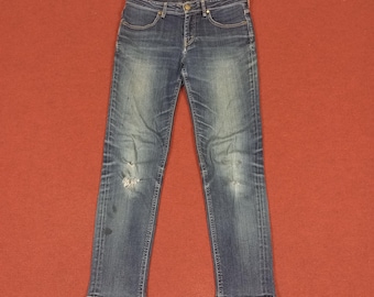 Vaqueros desgastados estilo streetwear Mariebelle vintage