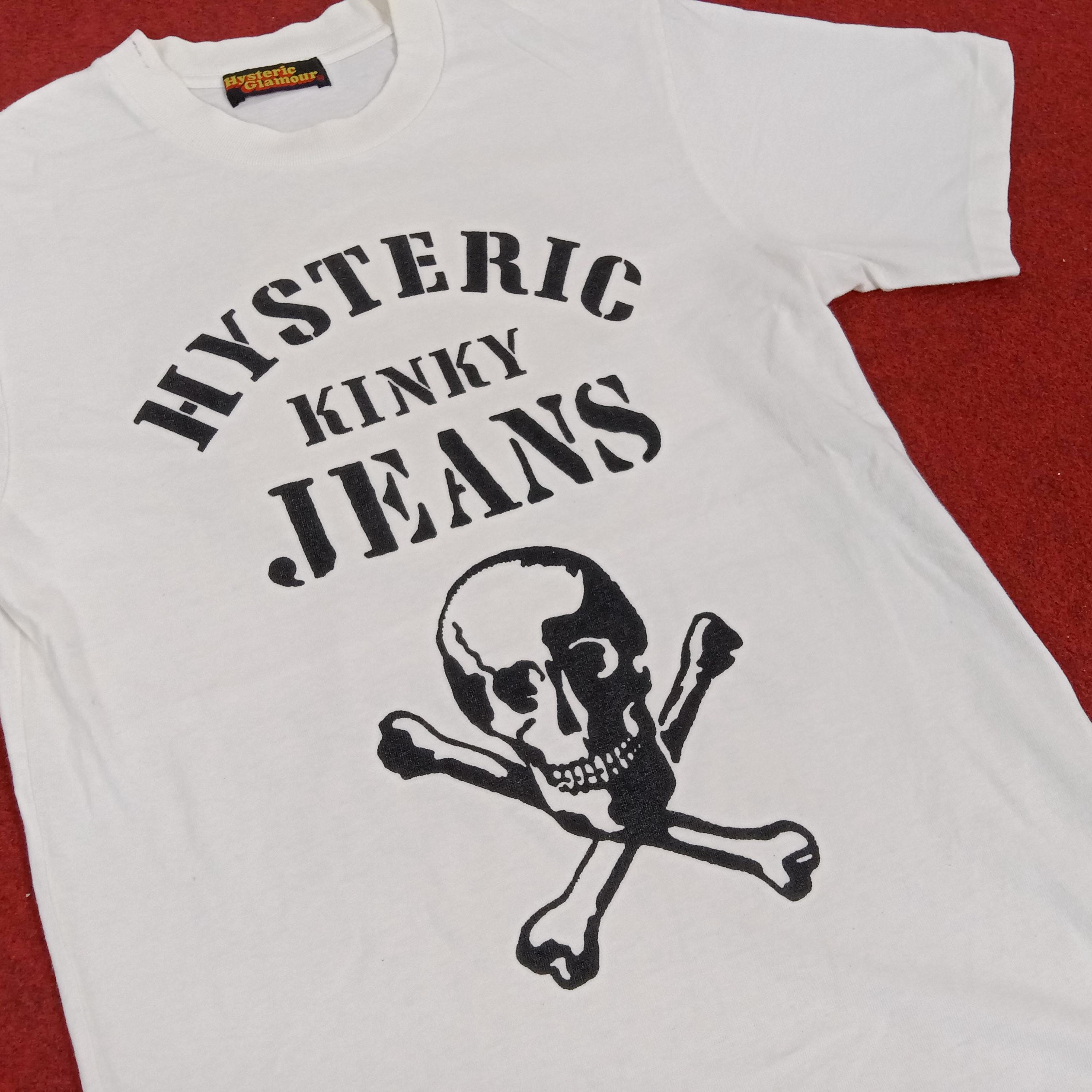 Vintage Hysteric Glamour Kinky Jeans Skull Design Custom