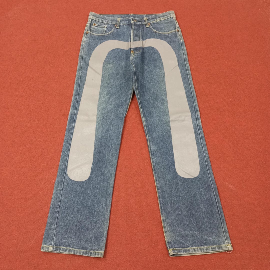 Vintage Evisu X Doraemon Japanese Brand Custom Daicock Jeans - Etsy