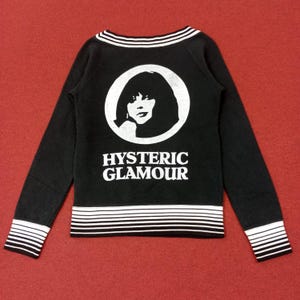Vintage Hysteric Glamour Japanese Brand Custom Art Sweatshirt