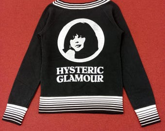 Vintage Hysteric Glamour Japanese Brand Custom Art Sweatshirt