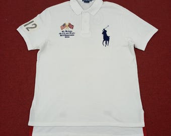 Vintage Polo by Ralph Lauren GBR Great Britain Style Polos - Etsy