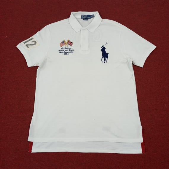 Vintage Polo by Ralph Lauren GBR Great Britain Style Polos - Etsy