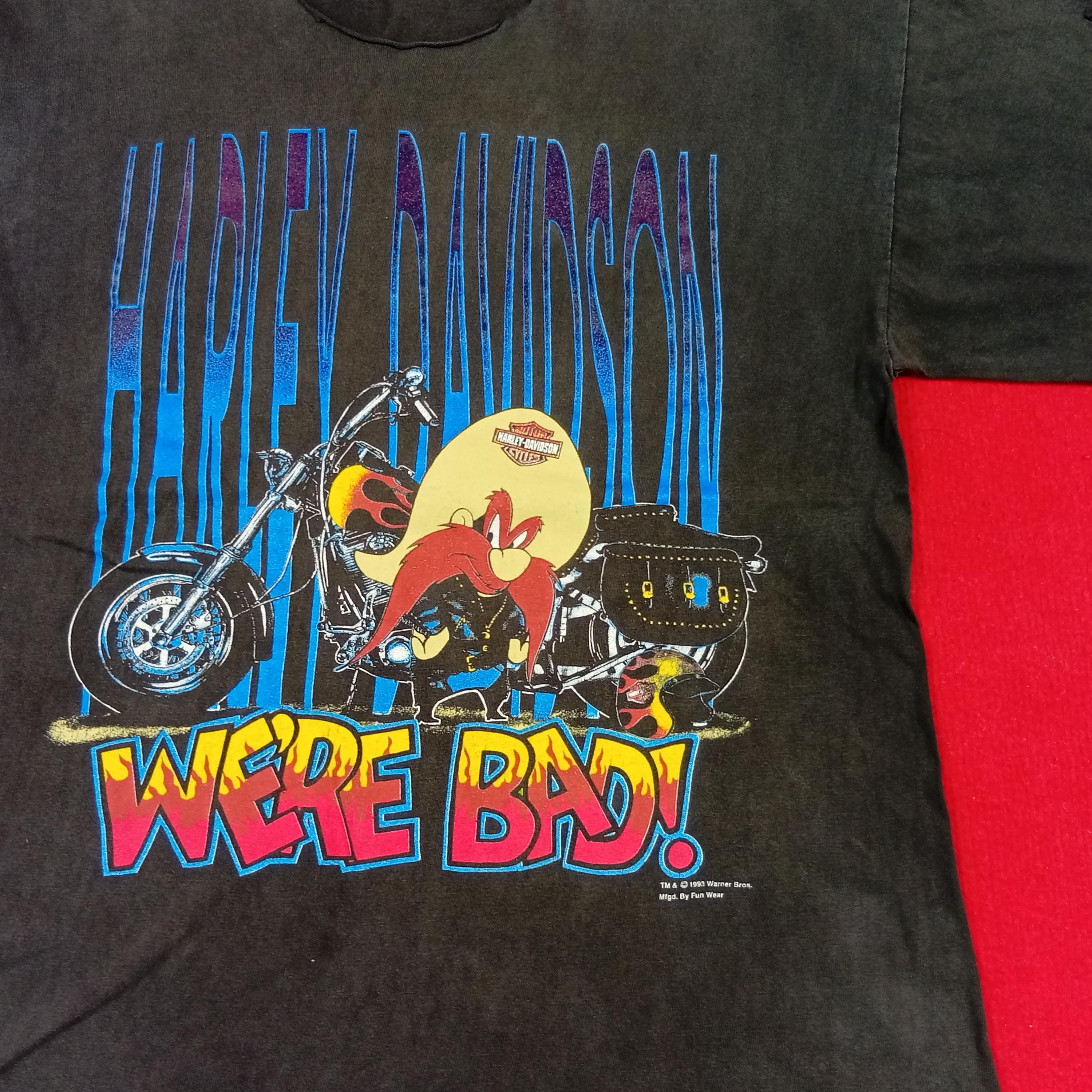 Harley Davidson X Warner Bros Looney Tunes Graphic T-shirt - Etsy