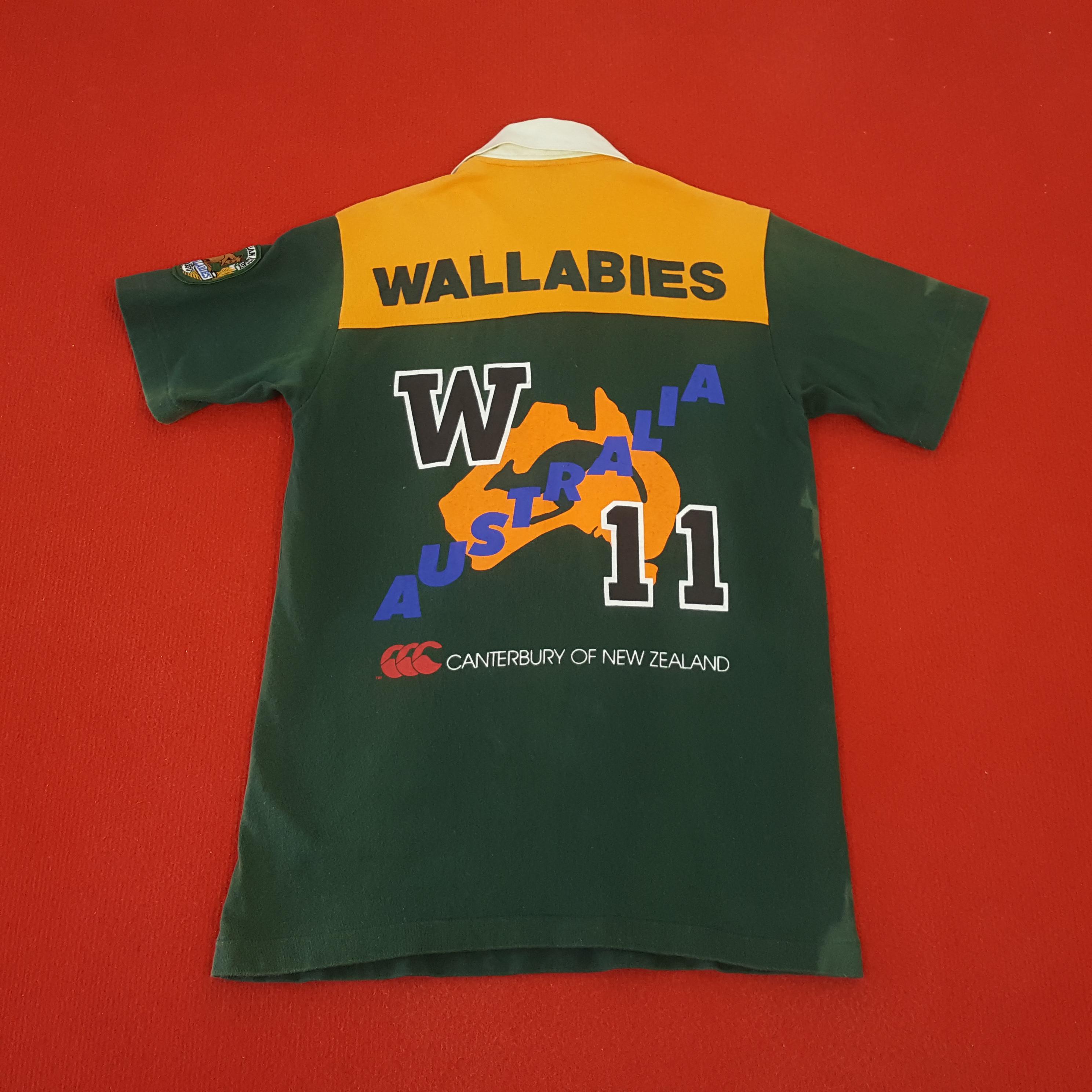 Wallabies Australia Rugby Team Vintage Polos Rugby Vintage Shirt