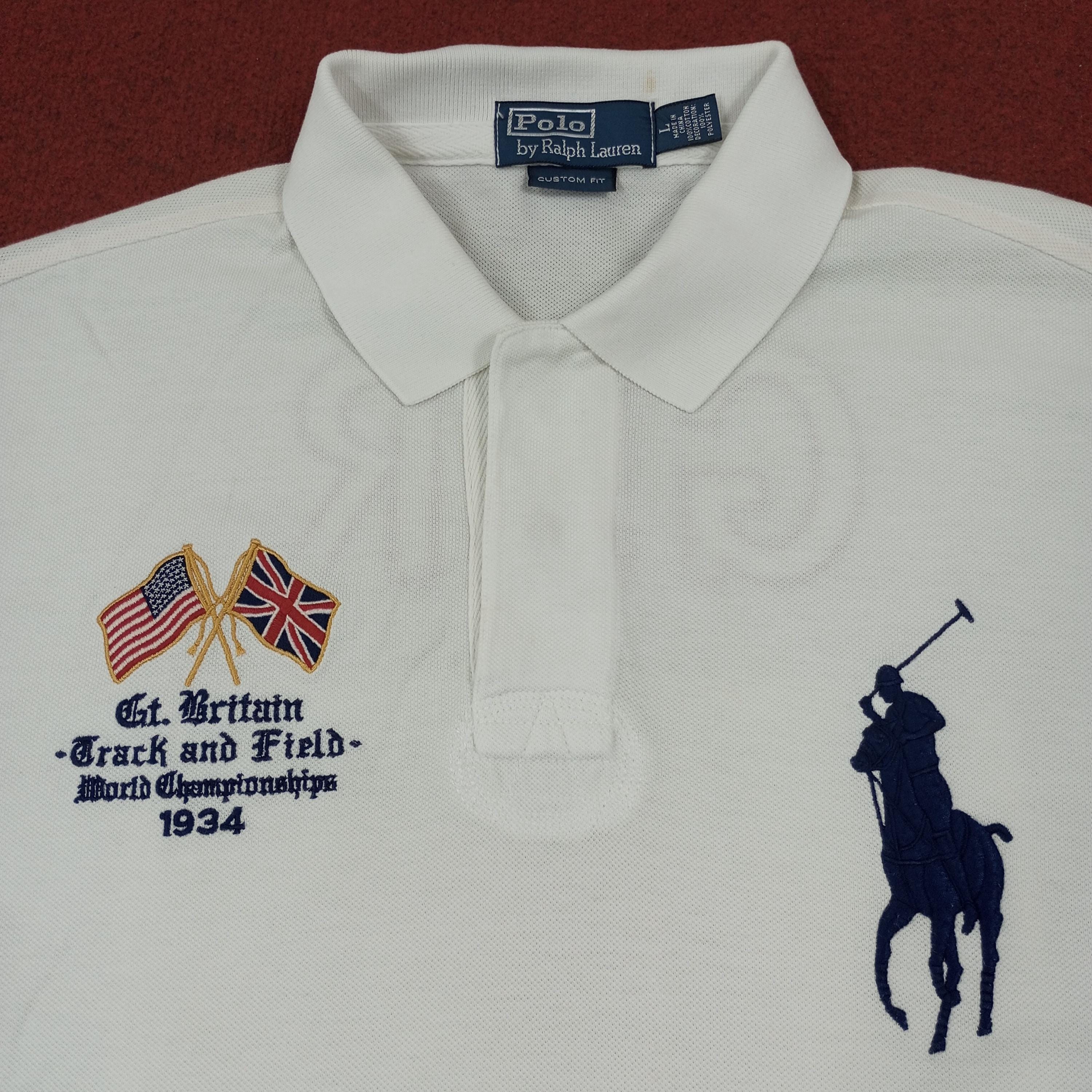 Vintage Polo by Ralph Lauren GBR Great Britain Style Polos - Etsy
